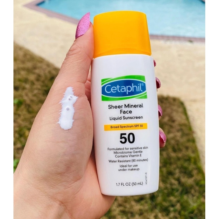 Kem chống nắng Cetaphil Sheer Mineral Sunscreen SPF50