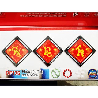 Tranh đính đá phúc lộc thọ DF175