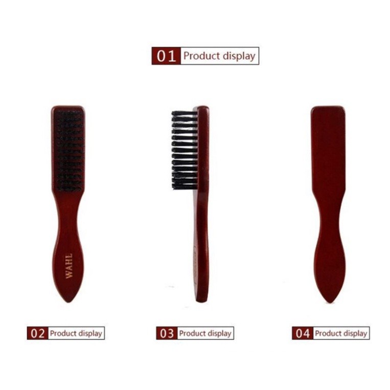 Hàng Có Sẵn Giao Hàng Ngay Lập Phương#Lược Chải Râu Cán Gỗ Trơn Chuyên Nghiệp Cho Nam Wahl