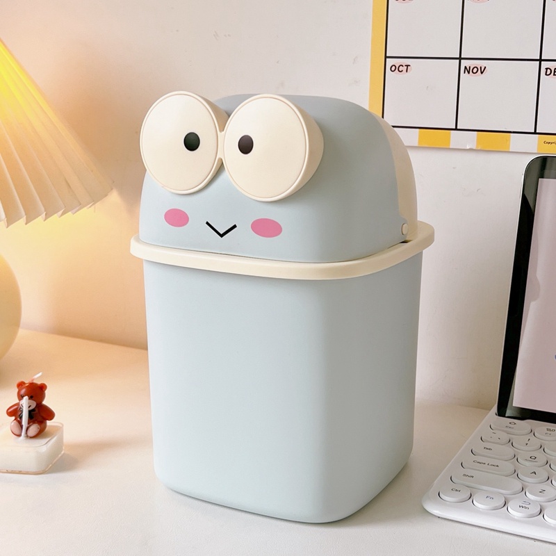 Tmdbyx Hộp Đựng Bút Hình Mắt Ếch Dễ Thương Đa Năng Có Nắp Đậy Tiện Dụng