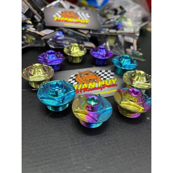 Ốc nhớt titan gr5 gắn honda yamaha