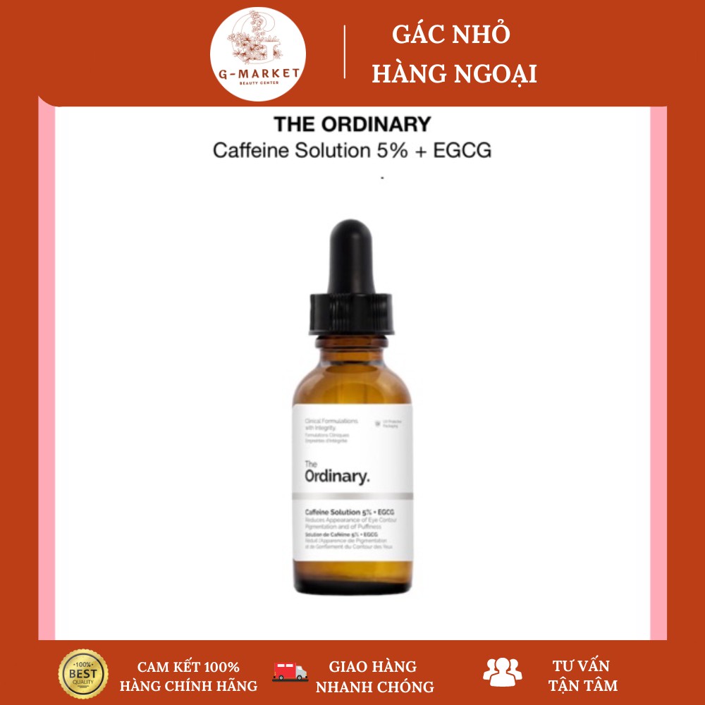 TINH CHẤT DƯỠNG MẮT THE ORDINARY  CAFEIN SOLUTION 5% + EGCG