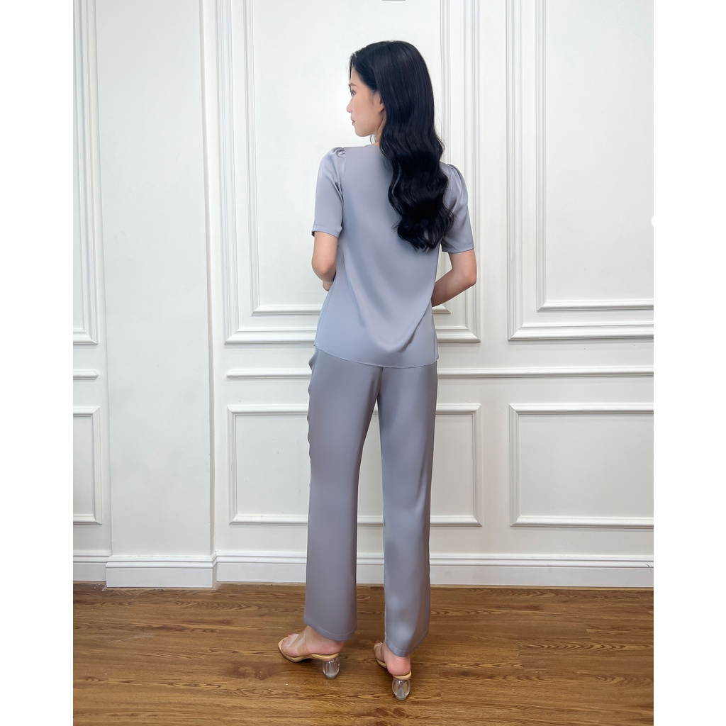 Bộ đồ mặc nhà lụa cao cấp tay ngắn quần dài MIALALA 2276 S0722M1232276