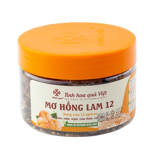 Ô mai  Mơ Hồng Lam 12 - Vị chua cay mặn ngọt Cam Thảo - Hộp