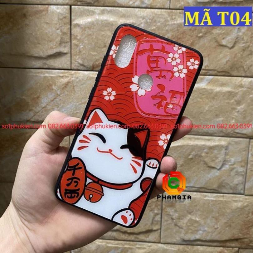 Ốp lưng Huawei Nova 3i, Huawei Y9 2019 mặt kính chống bể sang trọng, chống va đập khi bể hoa văn đẹp