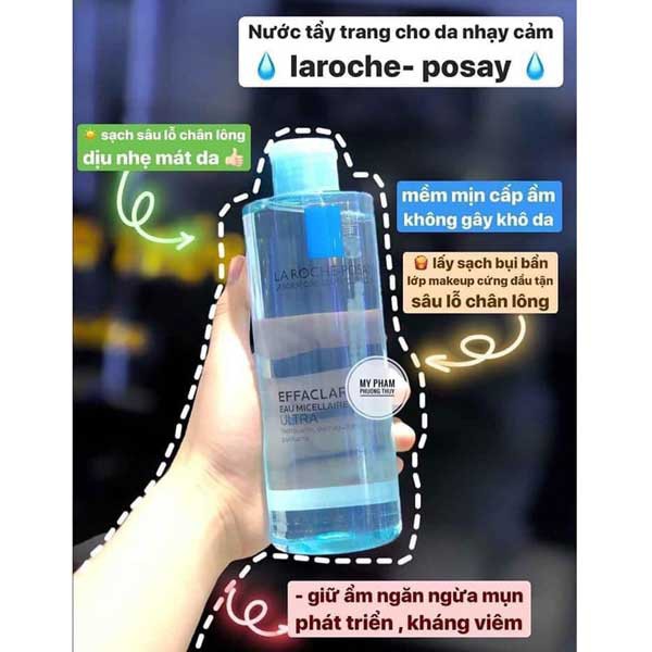 Nước tẩy trang La Roche Posay Dành cho da dầu và da nhạy cảm - Tiệm Nhà Ngọc TNN.shop