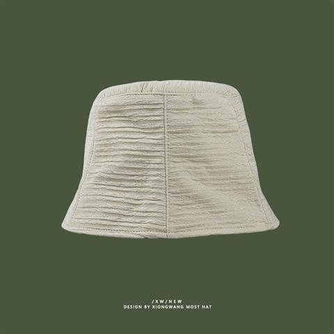 [In stock] fisherman hat thin chiffon sun hat sunshade flat cap flat top black beige light blue