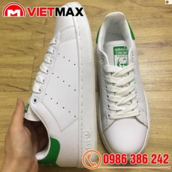 Giày Adidas Stan Smith Gót Xanh Lá Nam Nữ . 2020 Xịn Nhẩt new 🍀 ' 2021 L : . ^ ' ! V "