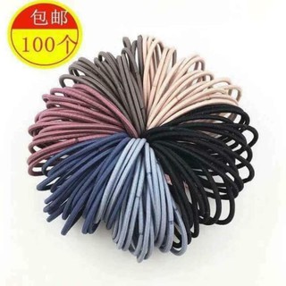 Set 100 dây buộc tóc đủ màu