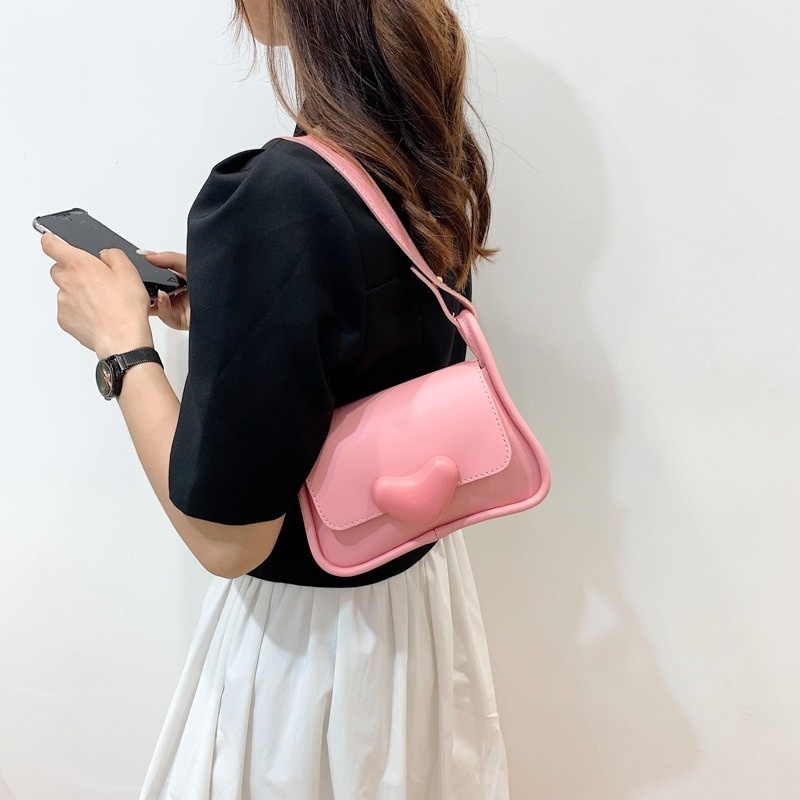 Túi Đeo Chéo Hình Vuông Nhỏ Màu Trơn Thời Trang Mùa Hè NB00072