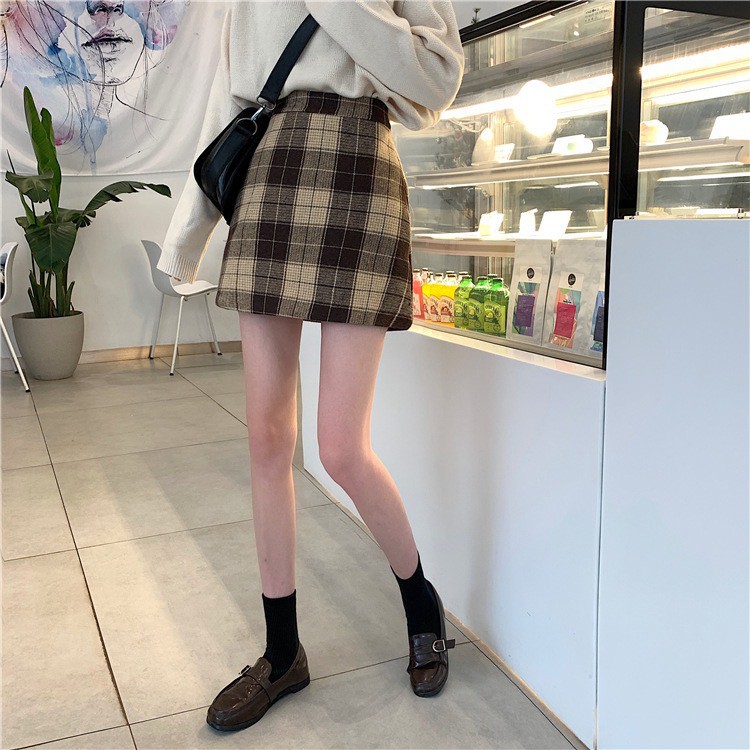 [CÓ FEEDBACK] Chân váy kẻ zip 2 lớp - CV08 - jannahouse | BigBuy360 - bigbuy360.vn