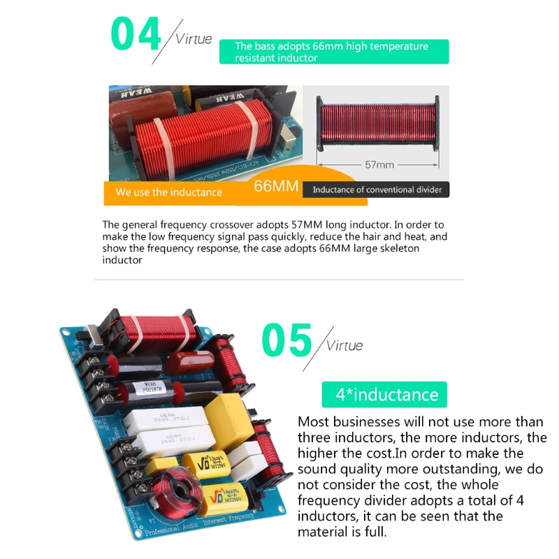 Bộ Lọc Chéo Chia Tần Số Loa Chuyên Dụng Cho Gia Đình