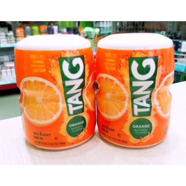 Bột pha nước cam Tang Vitamin C Orange 566g - Mỹ đủ size to và nhỏ hạn 2023