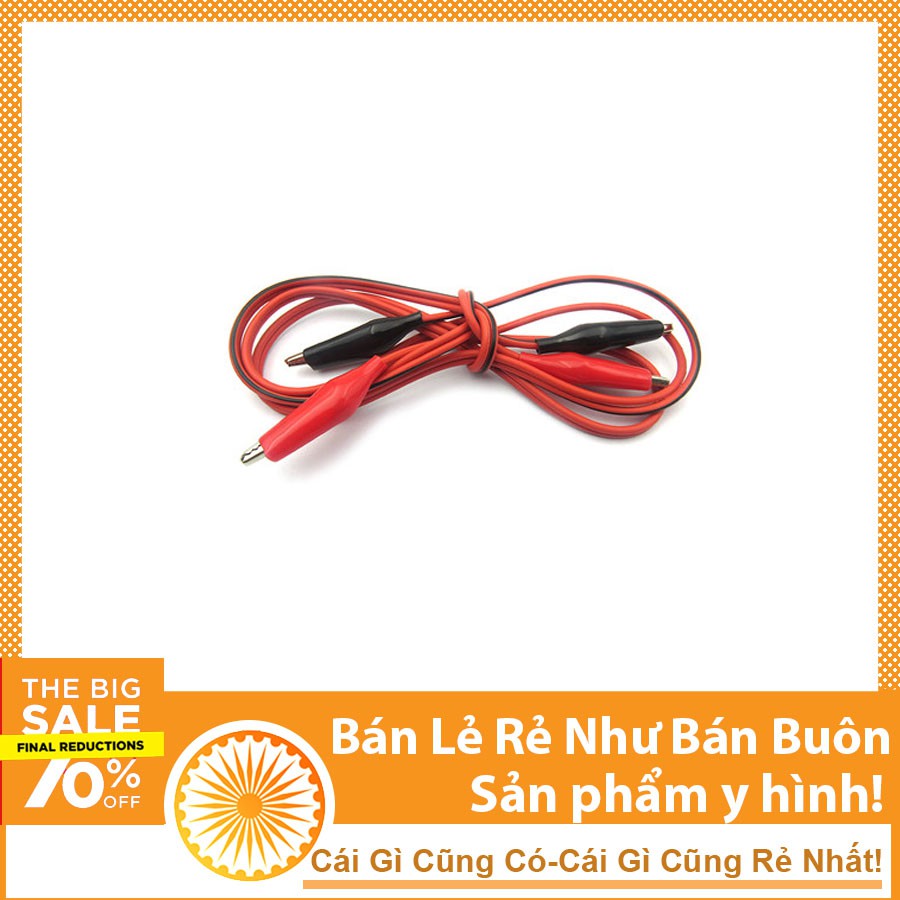 Cặp Dây Nối 2 Đầu Kẹp Cá Sấu DHCNHN