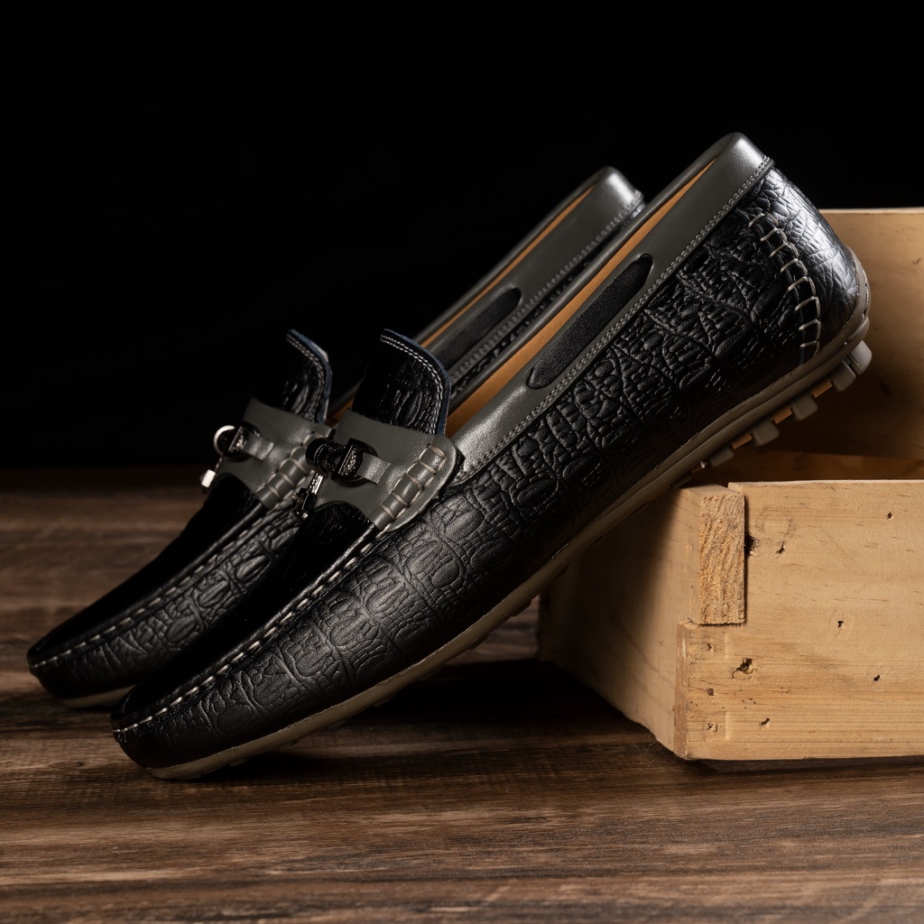 Giày da nam chất lượng da bò nguyên tầm, thương hiệu LexShoes, bảo hành 2 năm sử dụng