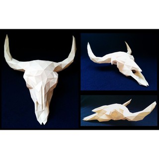 Mô hình giấy _ Buffalo - treo tường