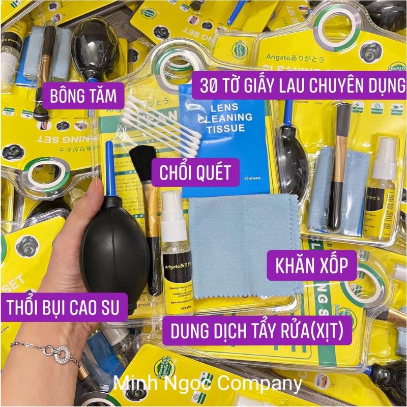 Bộ vệ sinh máy tính, Laptop 6 món