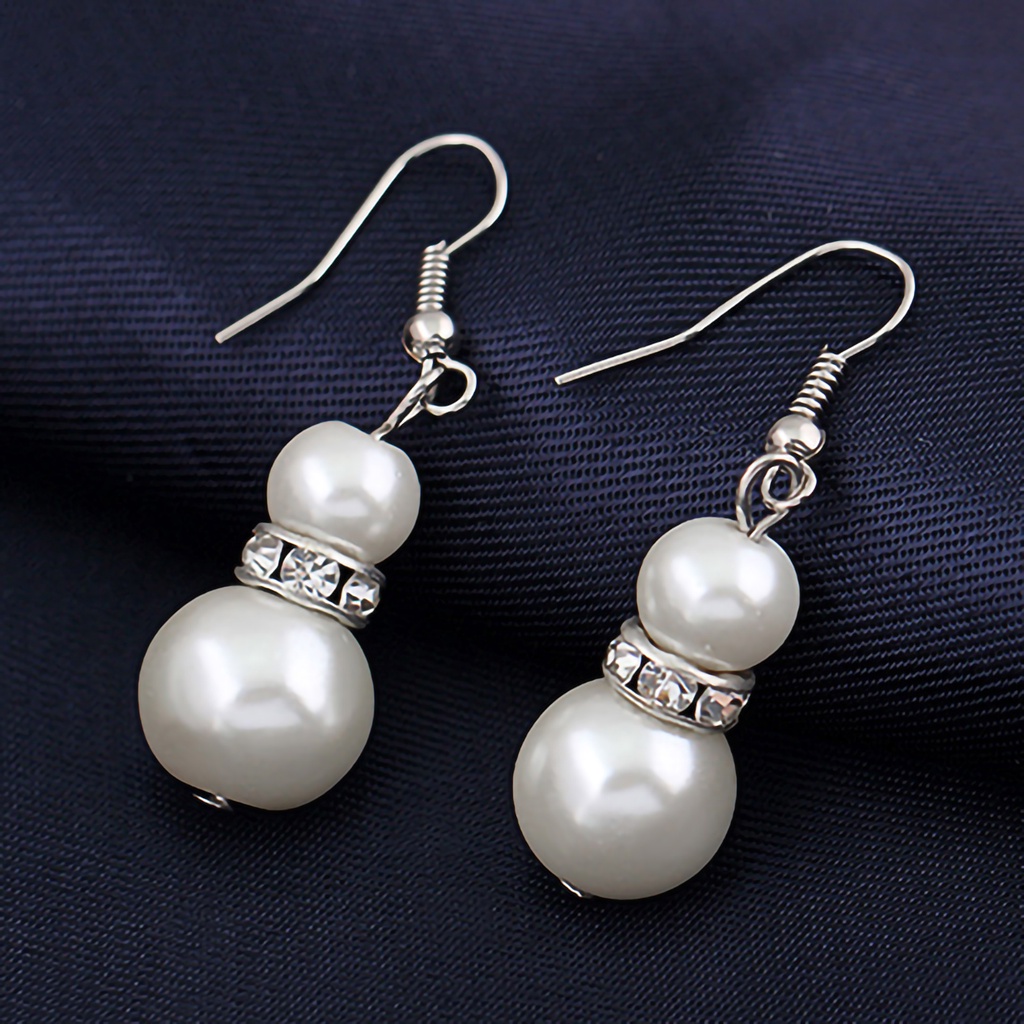 Bộ trang sức ngọc trai nhân tạo sang trọng quý phái dành cho nữ