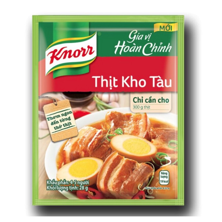 Dây 6 Gói Gia Vị Thịt Kho Tàu Knorr 28g