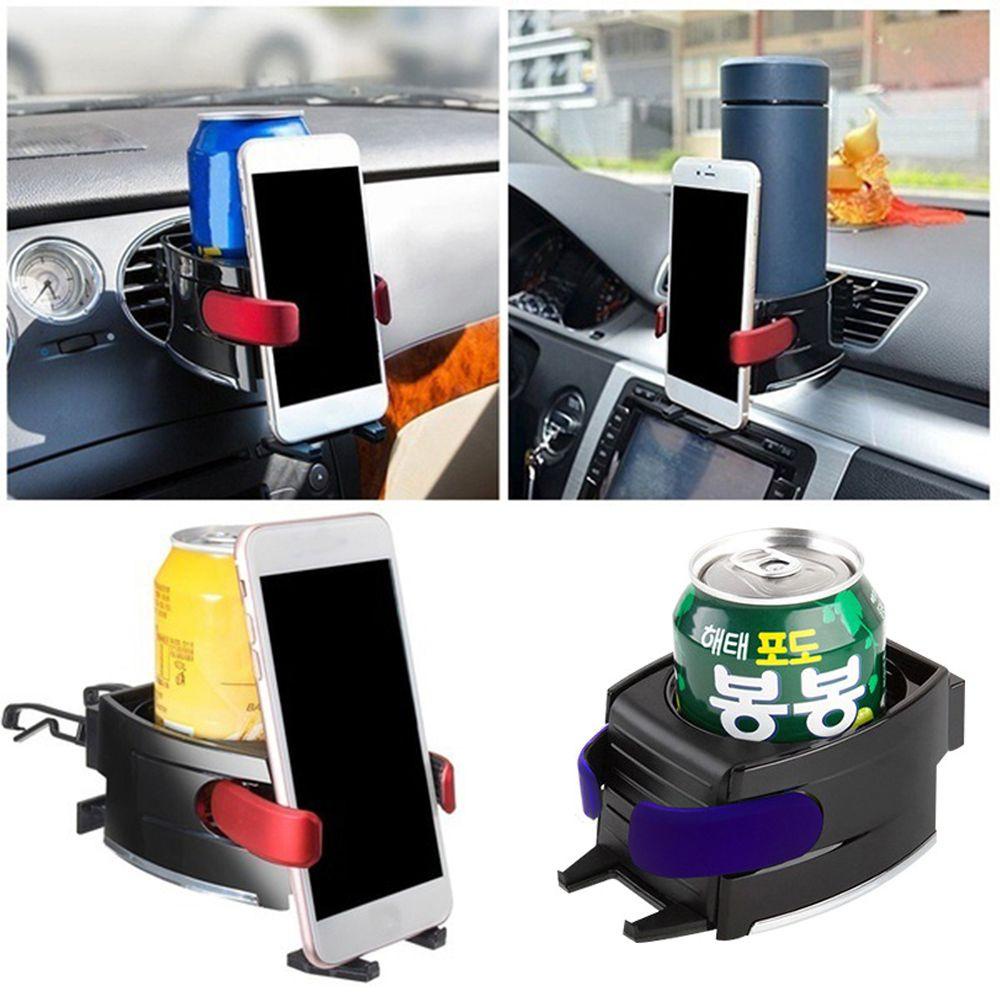 BEBETTERM Giá Đỡ Cốc Uống Nước Hai Trong Một Gắn Lỗ Thông Gió Xe Hơi