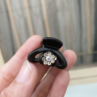 Kẹp tóc mái,kẹp đỉnh trái tim đính hạt (kt: 3cm)