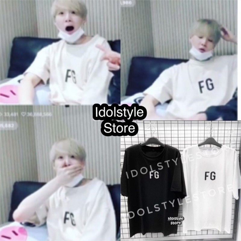 Áo thun tay lửng cao cấp FG Suga RM , Baekhuyn Chanyeol , Kang Daniel , Hứa Khải Xu Kai