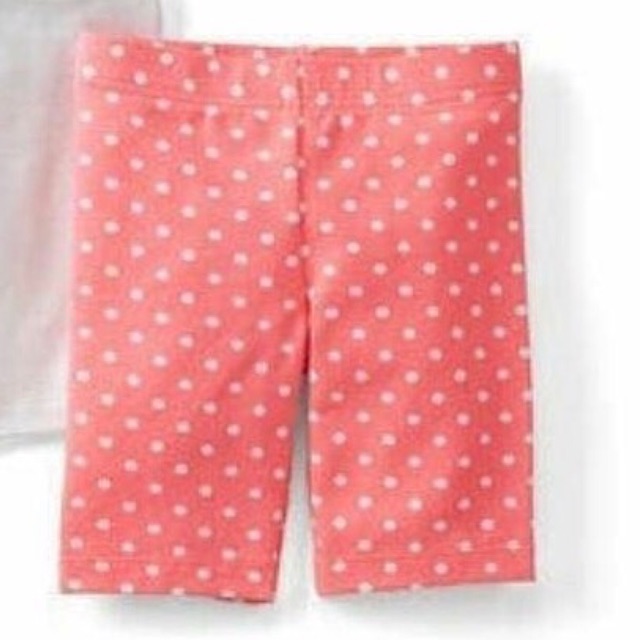 Legging đùi Carter bé gái hành xuất( cam chấm bi)