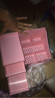 combo 6 ke mỹ phẩm nhựa