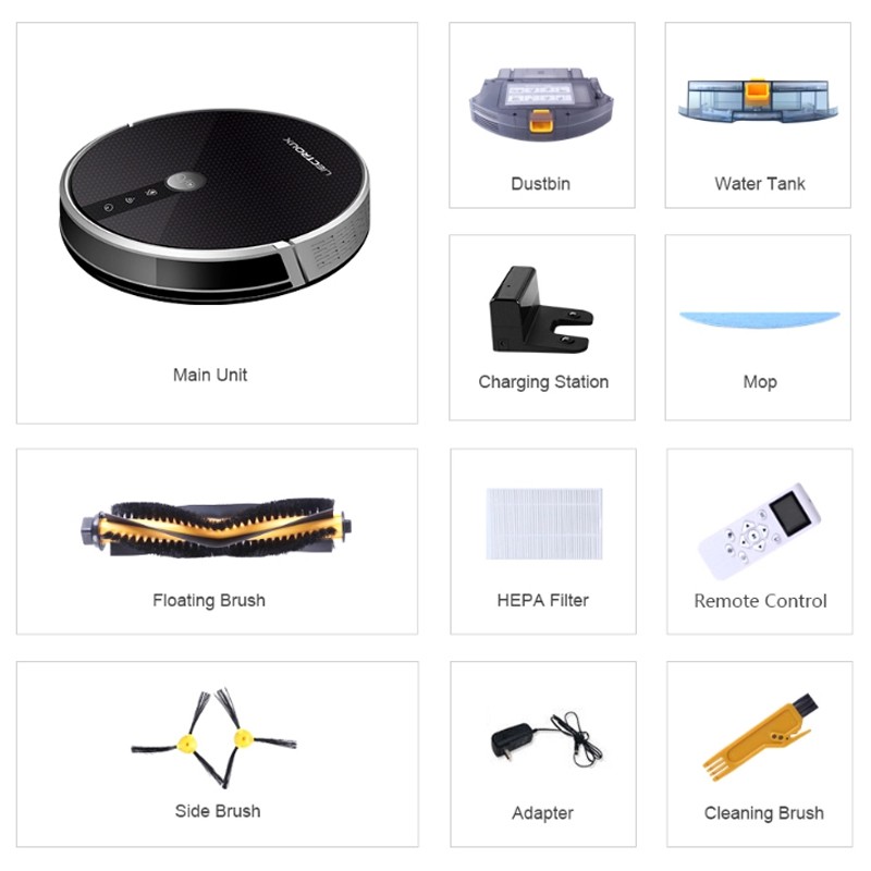Đế sạc robot, dock sạc thay thế dành cho Robot hút bụi Liectroux C30B