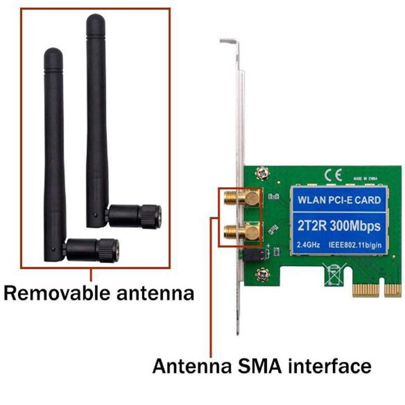 Card Mạng Pci Không Dây 300mbps Tp-Link Tl-Wn881Nd