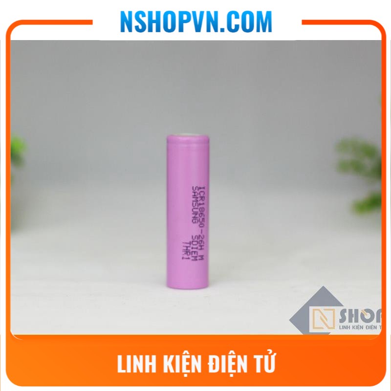 Pin cell 18650 Samsung 2600mAh