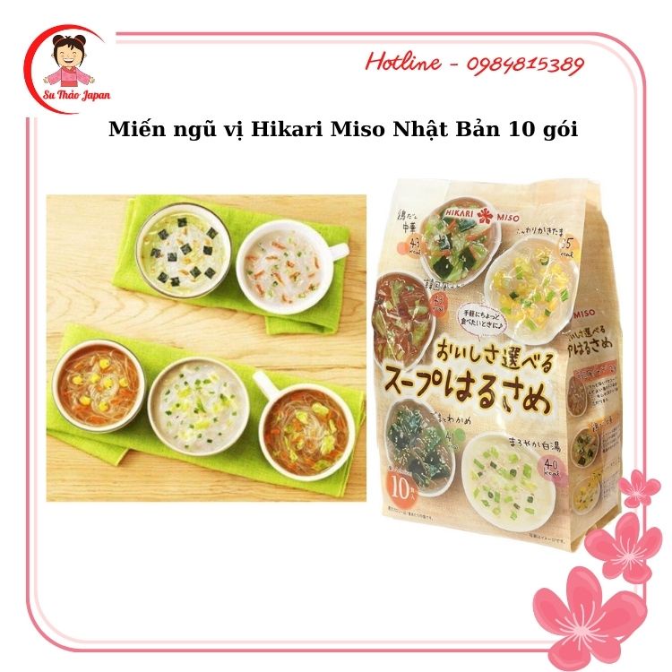 Miến Ăn Liền Ngũ Vị Hikari Miso Nhật Bản Cho Bé 10 Gói Nhỏ (Date 2024)