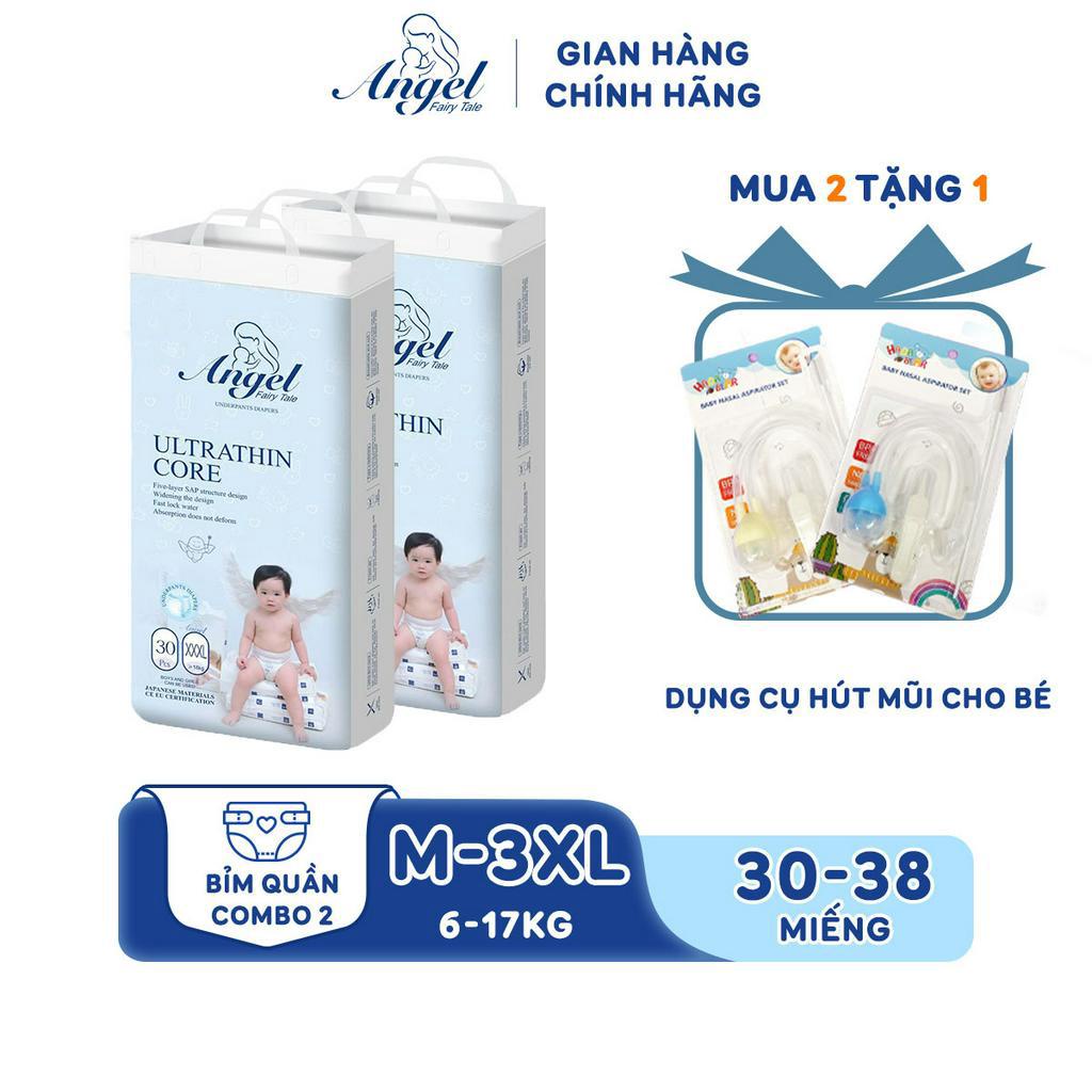 Bỉm quần Angel YAN ULTRATHIN CORE Size M13-L12-XL11-XXL10