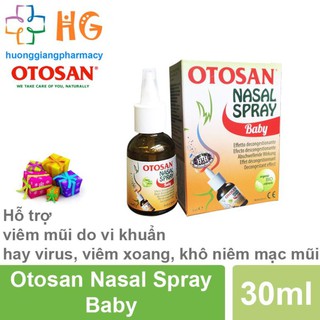 Xịt Mũi Otosan Nasal Spray Baby (Lọ 30ml) _ Xịt mũi AN TOÀN cho Mẹ và Bé