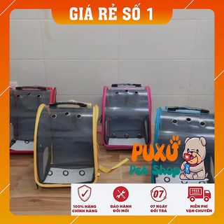 Balo Phi Hành Gia Thú Cưng 😍RẺ VÔ ĐỊCH😍 2IN1 màu dạ quang lấp lánh phù hợp cho chó mèo 2-7kg