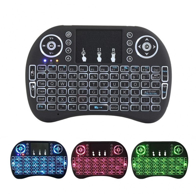 I8 Keyboard Mini Air Mouse Color 2.4ghz Wireless Touchpad Smart Tv Qwerty Box Gaming