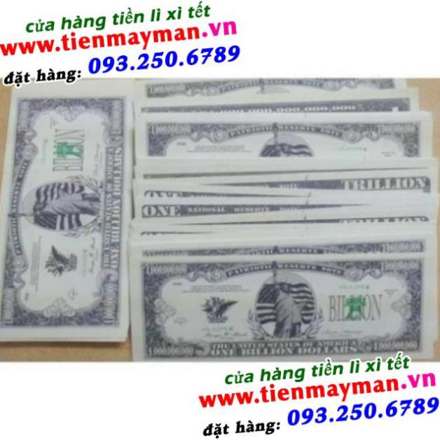 [GIẢM 49%] Combo 2 tờ tiền Kỷ niệm mệnh giá 1 Tỷ Đô hình tượng Nữ Thần Tự Do - Play Money.