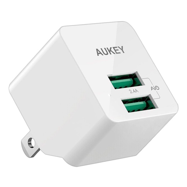 Củ Sạc Aukey 2 Cổng PA-U32 Công suất 12W