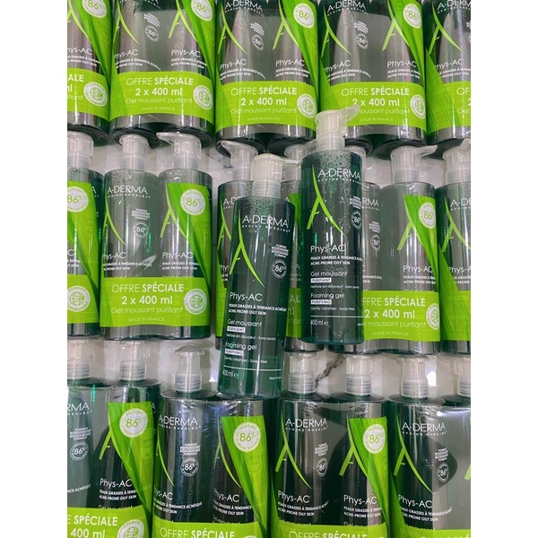 Sữa Rửa Mặt Aderma Gel Moussant 400ml cho mọi loại da(bản Pháp) | BigBuy360 - bigbuy360.vn