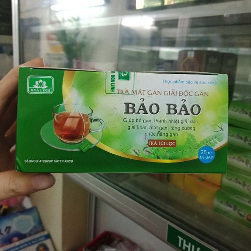 Trà Túi Lọc Bảo Bảo Hộp 25 Túi