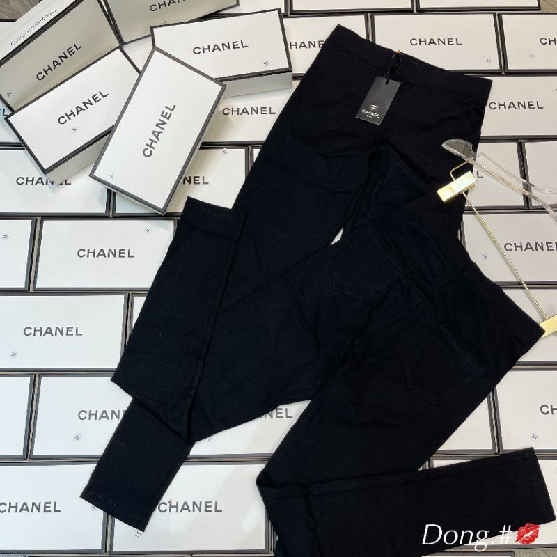 Quần legging trơn kèm hộp hàng QCL1