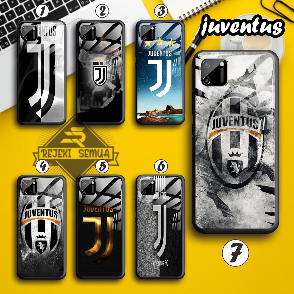 Lưng Ốp Điện Thoại Mặt Kính Hình Juventus Cho Vivo Y91 Y17 Y12 Y15 Y93 Y95 Y81 Y83 Y71 Y53 Y20 Y30 Y50 V17 Y11 (rs) 991