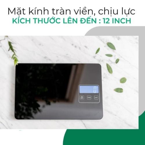 Cân tiểu ly điện tử nhà bếp cao cấp Unitech SU 3011mặt kính chịu lực màu ngẫu nhiên