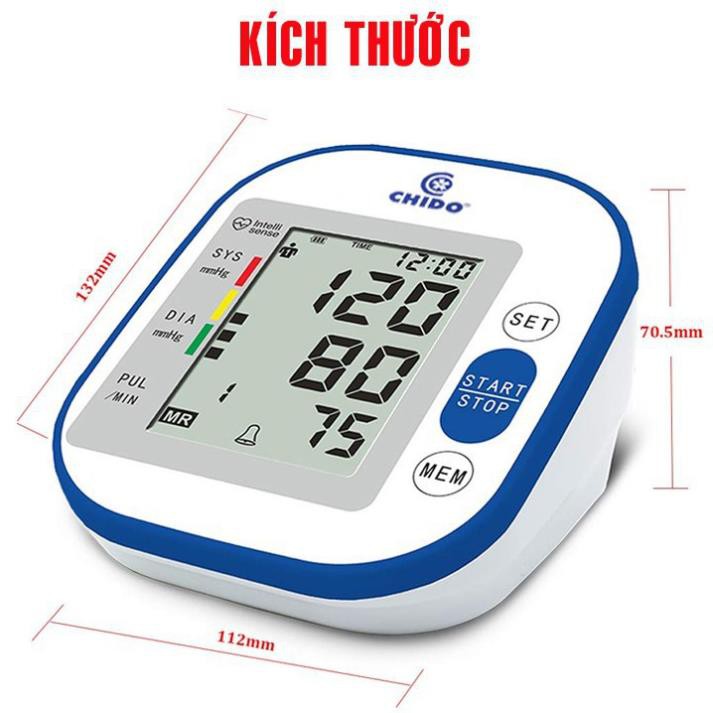 Máy đo huyết áp CHIDOCHÍNH HÃNG Mức độ bơm hơi được thiết kế phù hợp cho từng cá nhân đạt được sự thoải mái tối đa