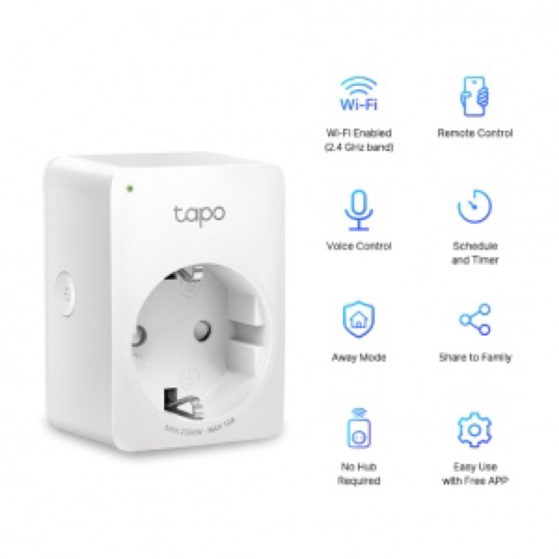 Ổ CẮM ĐIỆN THÔNG MINH 1 LỖ TPLINK TAPO P100