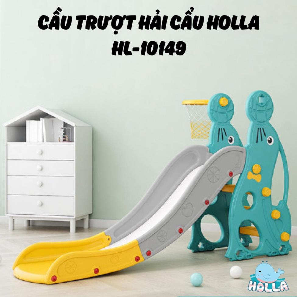 Cầu trượt đơn Hải Cẩu Holla HL-10149 mới nhất 2022 | Đồ chơi cầu trượt cho bé