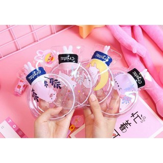 Túi chườm sưởi tròn trong suốt hình động vật cute