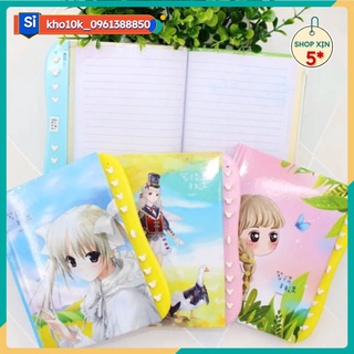 Sổ Khoá Mật Mã - Freeship- Sổ Nhật Ký Cho Bé