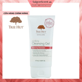 Sữa rửa mặt Tree Hut - Cleansing Gel Balancing Rosewater ( 177mL )