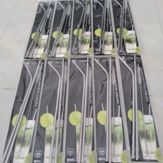 Bộ 2 Ống Hút Inox Cao Cấp Và Cọ Rửa (Ảnh Thật Hàng Xịn Đạt Chuẩn 5 Sao)